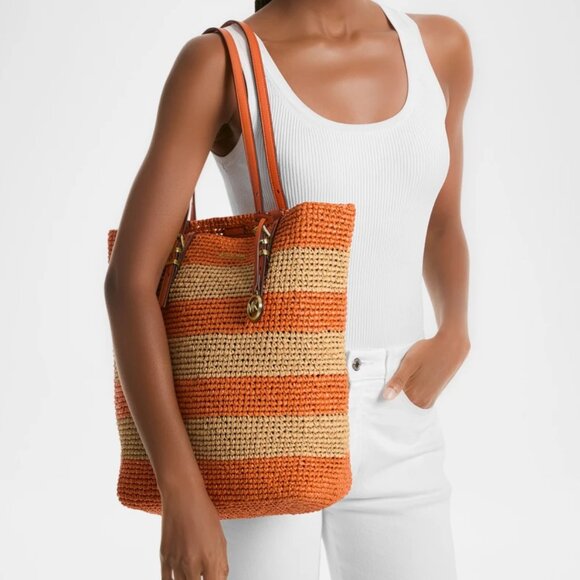 MICHAEL KORS Quinn North-South Summer Tote (NWOT)